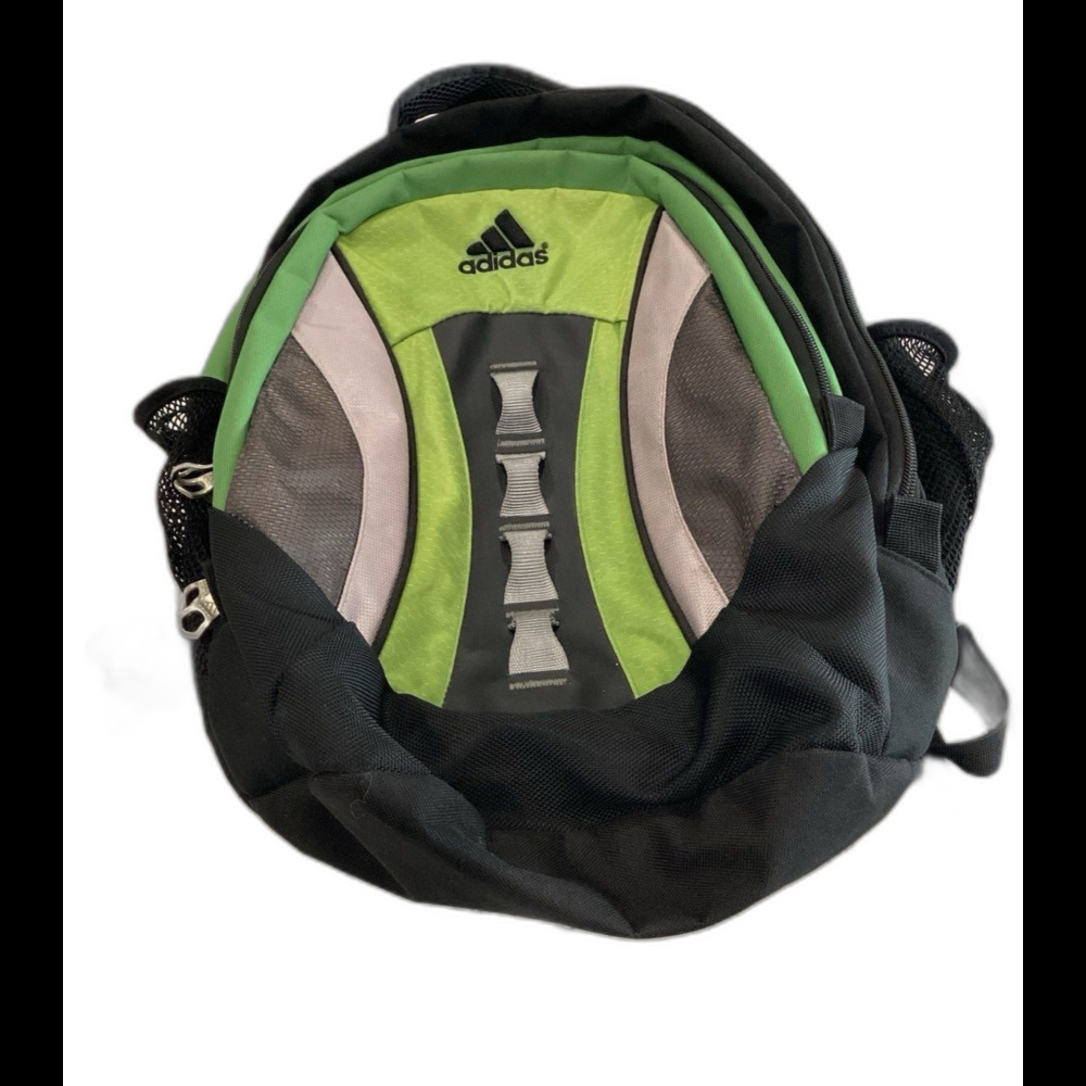 Adidas Backpack Schoolbag Large 4 Zippered Compartment 2 Water Bottle Holders